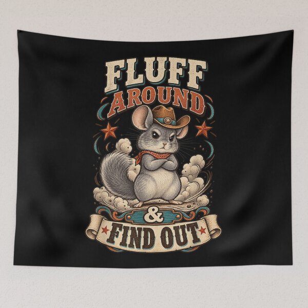 Item preview, Sassy Chinchilla Fluff Around See What Happens designed and sold by DunciOcukino.