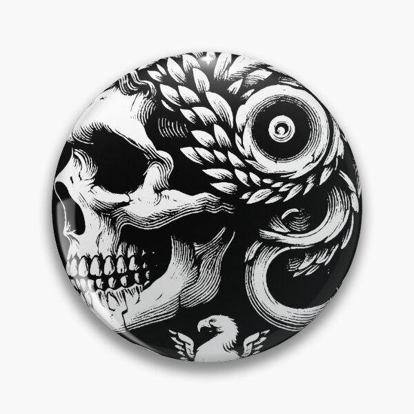 Item preview, Dark Art Roman Skull Statue Greek designed and sold by MORSPECTIVE.
