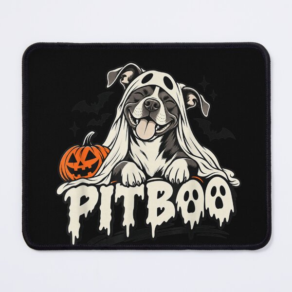 Item preview, Pitboo Pit Bull Halloween Ghost Dog Funny Spooky Pet designed and sold by DunciOcukino.