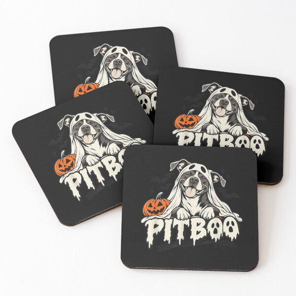 Item preview, Pitboo Pit Bull Halloween Ghost Dog Funny Spooky Pet designed and sold by DunciOcukino.