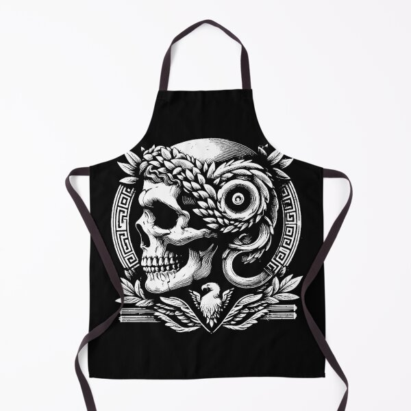 Item preview, Dark Art Roman Skull Statue Greek designed and sold by MORSPECTIVE.