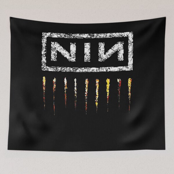 Item preview, Nine Inch Nails NIN Distressed Dripping designed and sold by grinbats.