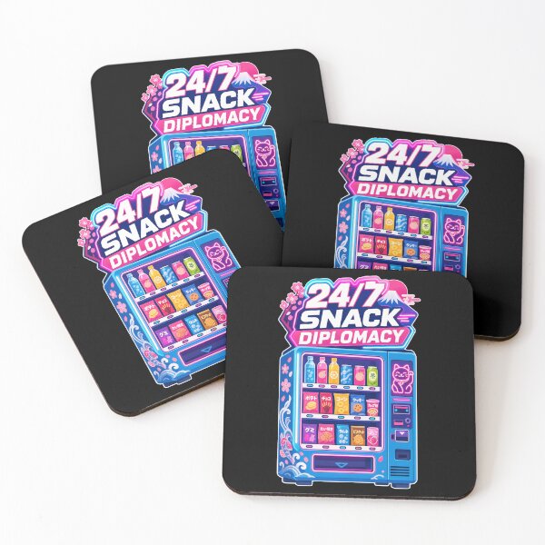 Item preview, Japanese Culture 24/7 Snack Diplomacy Neon Vending Machine designed and sold by Uglyandcute.