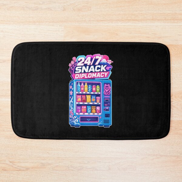 Item preview, Japanese Culture 24/7 Snack Diplomacy Neon Vending Machine designed and sold by Uglyandcute.