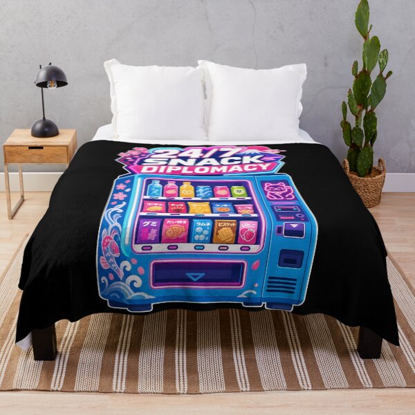 Item preview, Japanese Culture 24/7 Snack Diplomacy Neon Vending Machine designed and sold by Uglyandcute.