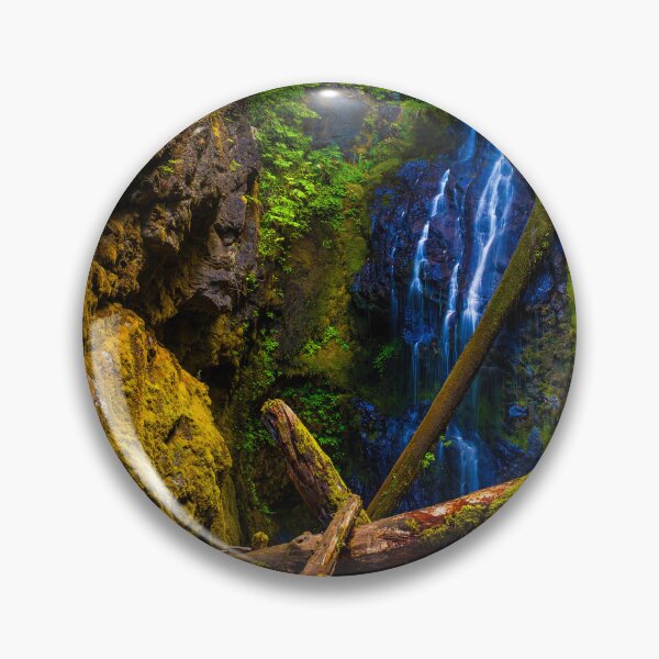 Item preview, Serene Forest Waterfall Setting designed and sold by jklune.