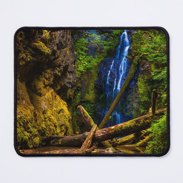 Item preview, Serene Forest Waterfall Setting designed and sold by jklune.