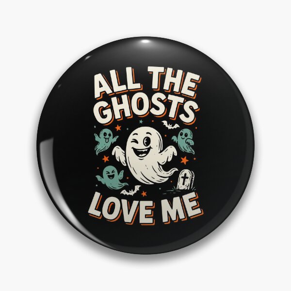 Item preview, All The Ghosts Love Me Funny Halloween Quote Gift designed and sold by Say It With Ink.