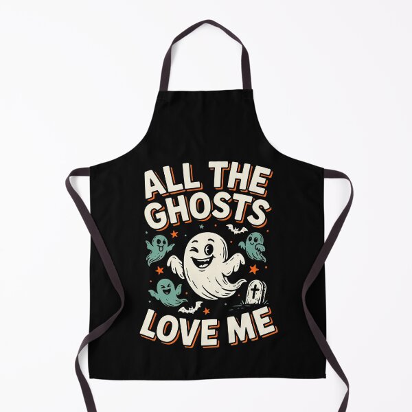 Item preview, All The Ghosts Love Me Funny Halloween Quote Gift designed and sold by Say It With Ink.
