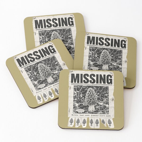 Item preview, Missing Morels Poster - Funny Morel Mushroom Hunting designed and sold by LottiesLuck.