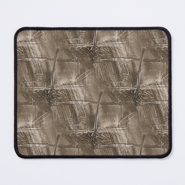 Item preview, Grunge Monochromatic Cross Abstract in Brown designed and sold by Artistestella.