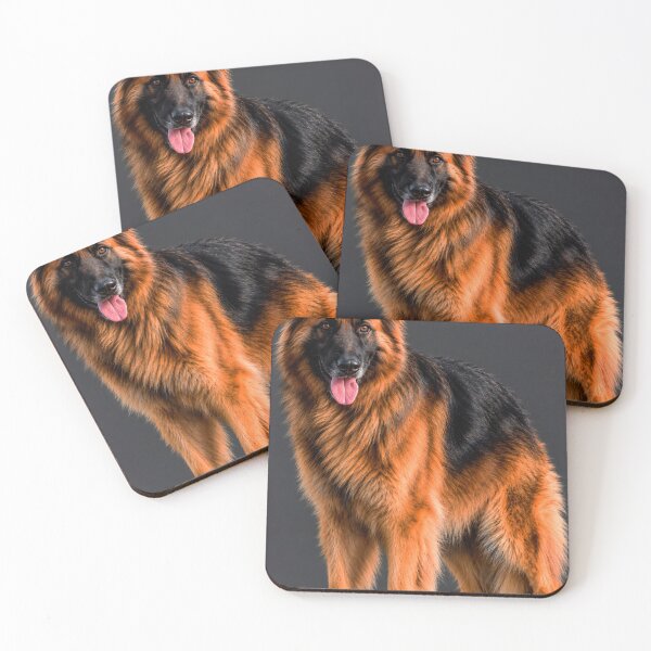 Item preview, Majestic Long-Haired German Shepherd – Beautiful Dog Portrait Wall Art designed and sold by REVOLVE ART 67.