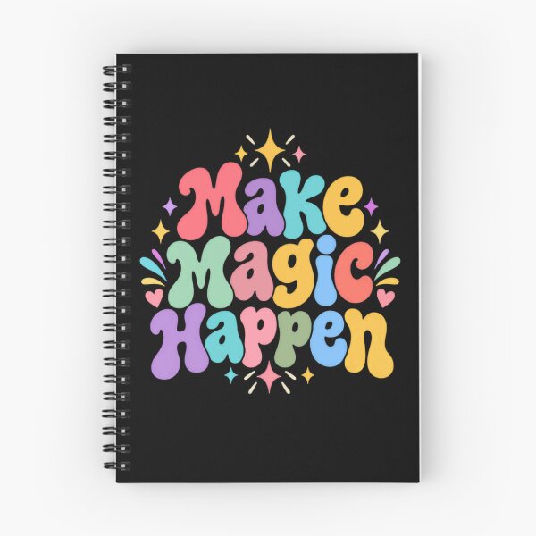 Item preview, Make Magic Happen Positive Affirmation Motivational Dreamer designed and sold by RetroMini2026.