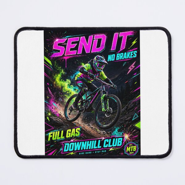 Item preview, Cheerful design with vibrant colors for downhill MTB fans. #8 designed and sold by UrbanTRIP.