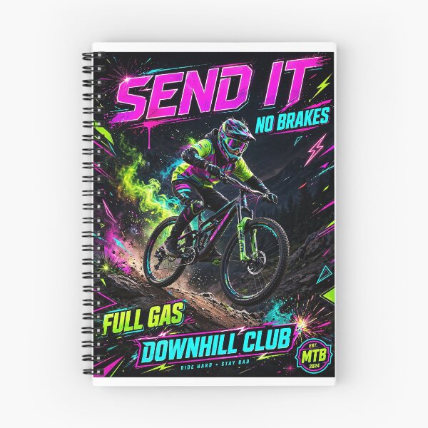 Item preview, Cheerful design with vibrant colors for downhill MTB fans. #8 designed and sold by UrbanTRIP.