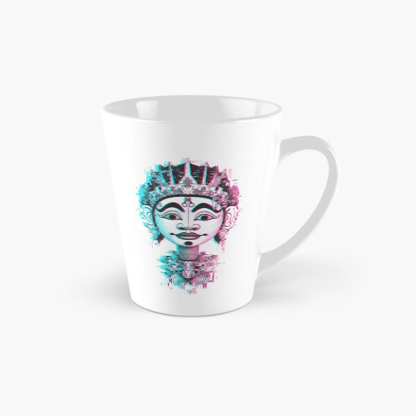 Item preview, Glitch Art Tribal Deity – Cyberpunk Ancient Mask Digital Art designed and sold by cannsuh.