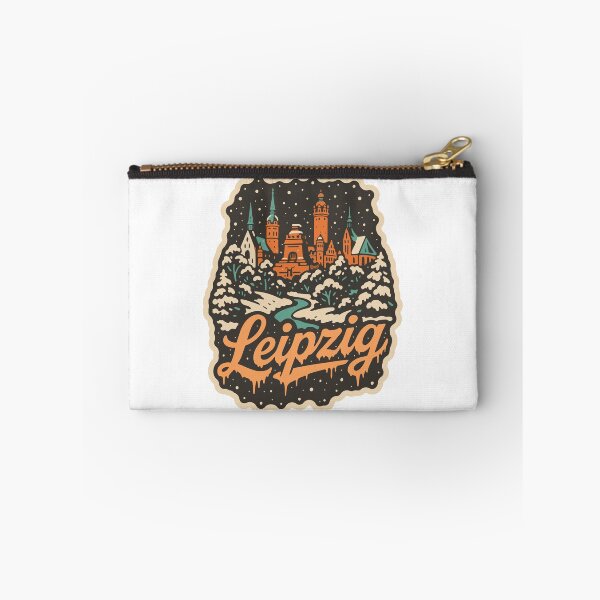 Item preview, Leipzig Germany Winter Christmas Illustration designed and sold by Boogosh.