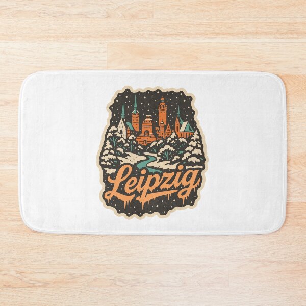 Item preview, Leipzig Germany Winter Christmas Illustration designed and sold by Boogosh.