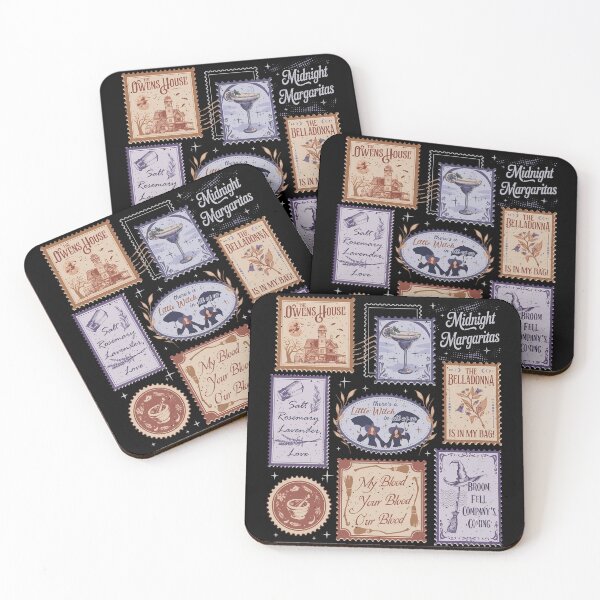 Item preview, Midnight Margaritas Owens Sisters Inspired Stamps Style designed and sold by KelsterRandom.