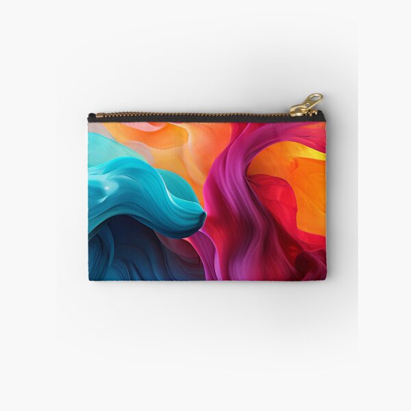 Item preview, Vibrant Colorful Flowing Scarves Suspended In Air Abstract designed and sold by DEC02.