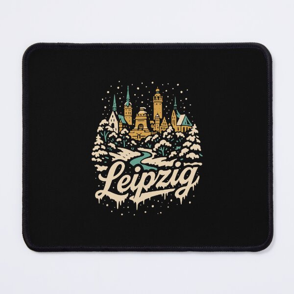 Item preview, Leipzig Germany Historic Old Town Christmas Design designed and sold by Boogosh.