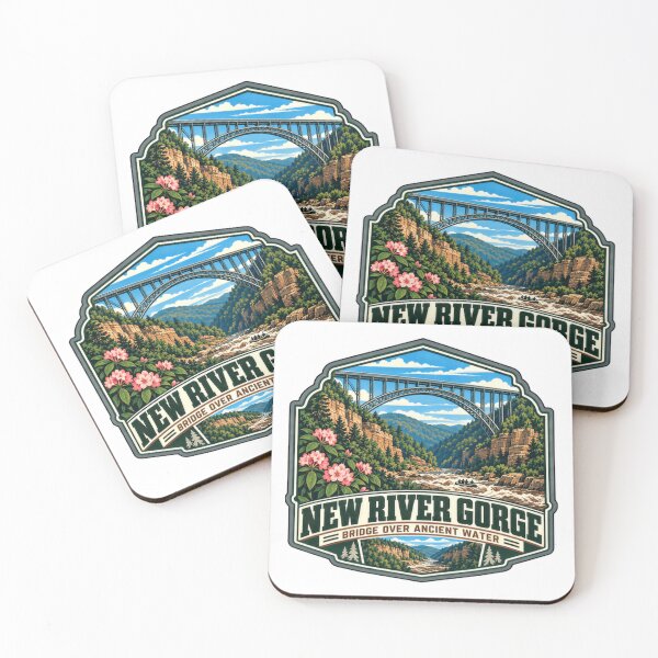 Item preview, New River Gorge Bridge Over Ancient Water West Virginia National Park Souvenir designed and sold by Star3NowForMe.