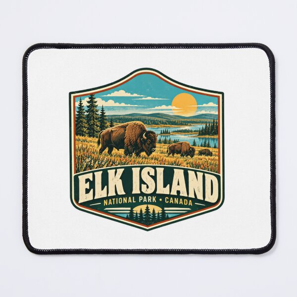 Item preview, Elk Island National Park Canada Bison Wildlife Travel designed and sold by Simsimah26Parks.