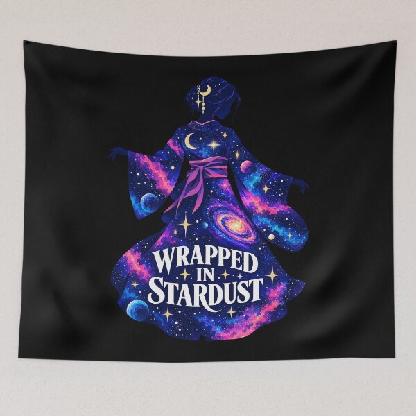Item preview, Japanese Culture Wrapped In Stardust Galaxy Kimono Cosmic Art designed and sold by Uglyandcute.