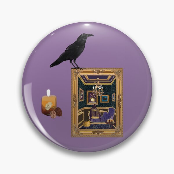 Item preview, Baroque Boudoir Framed in Halloween Opulence - Lavender designed and sold by The Flying Bunny Studio.