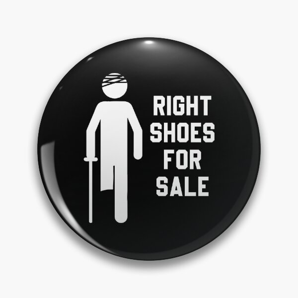 Item preview, Right Shoes For Sale - Funny Leg Amputee Humor designed and sold by xelkaiory.