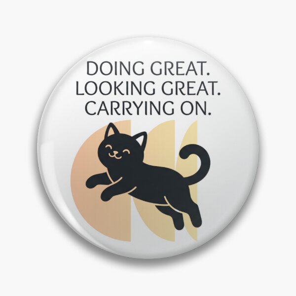 Item preview, Fearlessly Fabulous - Cat Design designed and sold by RunningWhiskers.