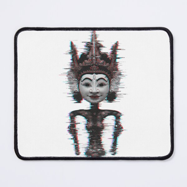Item preview, Glitch Art Tribal Deity – Cyberpunk Ancient Statue Digital Art designed and sold by cannsuh.