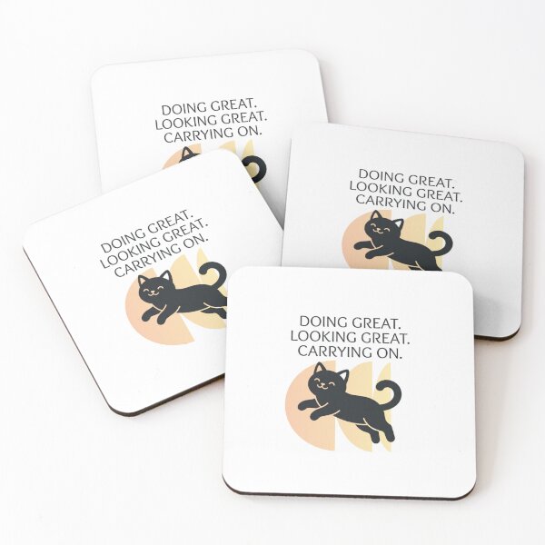 Item preview, Fearlessly Fabulous - Cat Design designed and sold by RunningWhiskers.