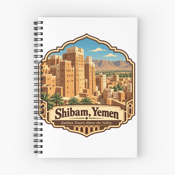 Item preview, Shibam, Yemen Earthen Towers Above The Valley Travel Destination Landmark Architecture designed and sold by Simsimah26Parks.