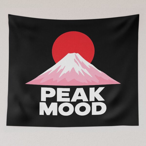 Item preview, Japanese Culture Peak Mood Mount Fuji Minimalist Japanese Art designed and sold by Uglyandcute.