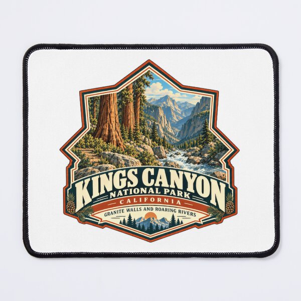Item preview, Kings Canyon National Park California Granite Walls And Roaring Rivers Travel Souvenir Outdoors Visitor designed and sold by Star3NowForMe.