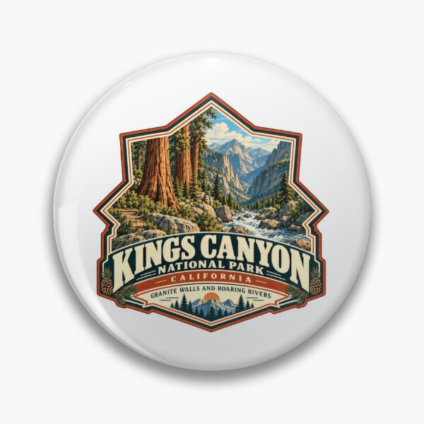 Item preview, Kings Canyon National Park California Granite Walls And Roaring Rivers Travel Souvenir Outdoors Visitor designed and sold by Star3NowForMe.