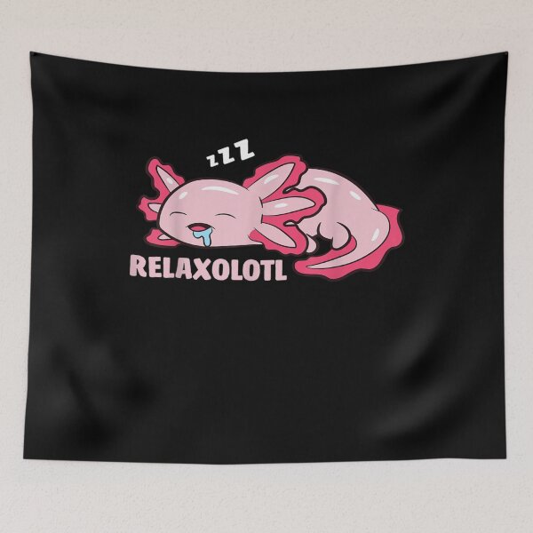 Item preview, Cute Relaxing Axolotl Sleepy Pink Axolotl Lover designed and sold by Aniverlia.