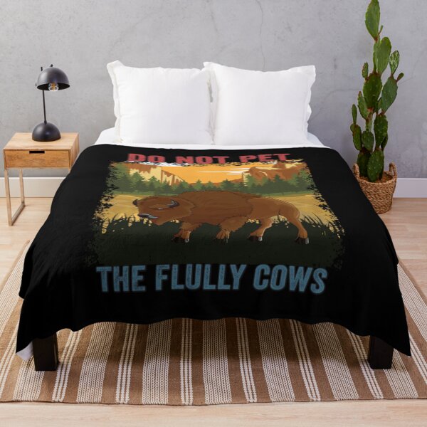 Item preview, Yellowstone National Park Do Not Pet The Fluffy Bison Cows designed and sold by LittleNhutton.
