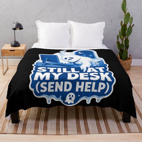 Item preview, Japanese Culture Still At My Desk Send Help Ghost Work Humor designed and sold by Uglyandcute.