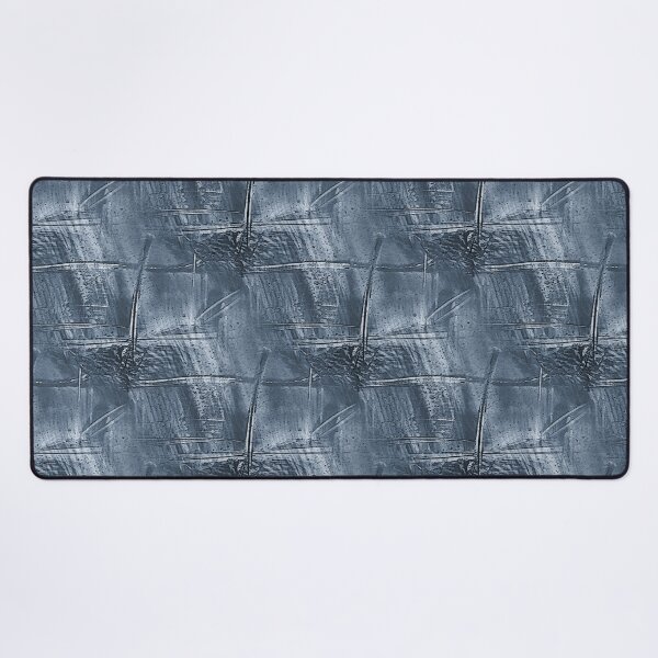 Item preview, Grunge Monochromatic Cross Abstract in Blue designed and sold by Artistestella.