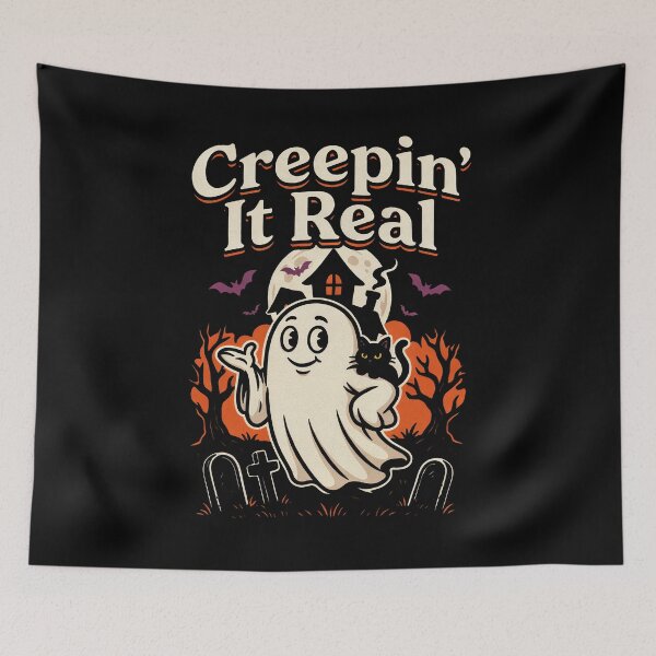 Item preview, Creepin It Real Halloween Pun Funny Halloween Gift designed and sold by Say It With Ink.