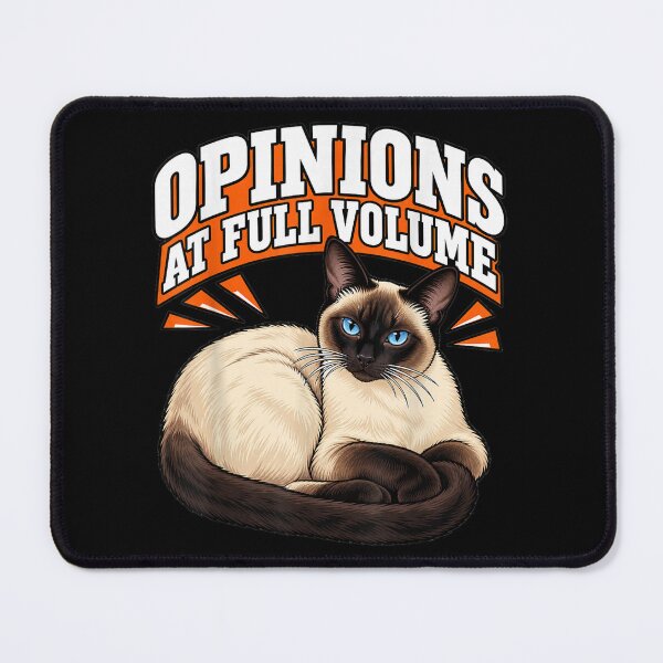 Item preview, Siamese Cat Opinions At Full Volume Meezer Mom Funny designed and sold by LittleNhutton.