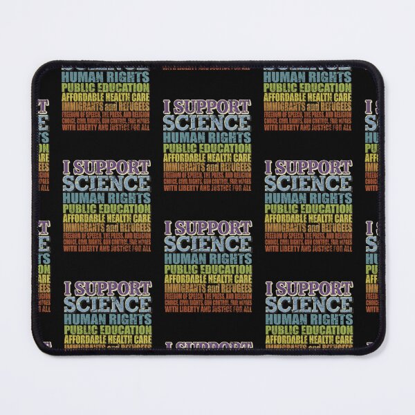 Item preview, I Support Science Human Rights Liberty And Justice For All Vintage Typography Art designed and sold by SEINENGAPPI23.