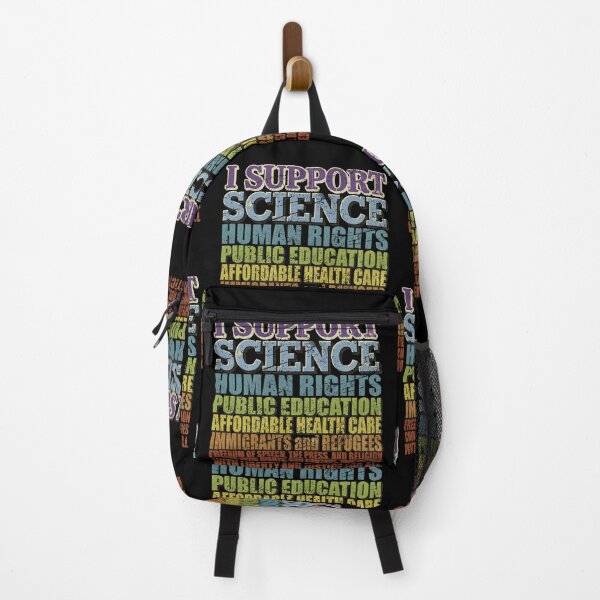 Item preview, I Support Science Human Rights Liberty And Justice For All Vintage Typography Art designed and sold by SEINENGAPPI23.