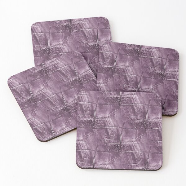 Item preview, Grunge Monochromatic Cross Abstract in Mauve designed and sold by Artistestella.