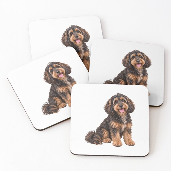 Item preview, Doxiepoo Dog black and tan designed and sold by BackgroundND.