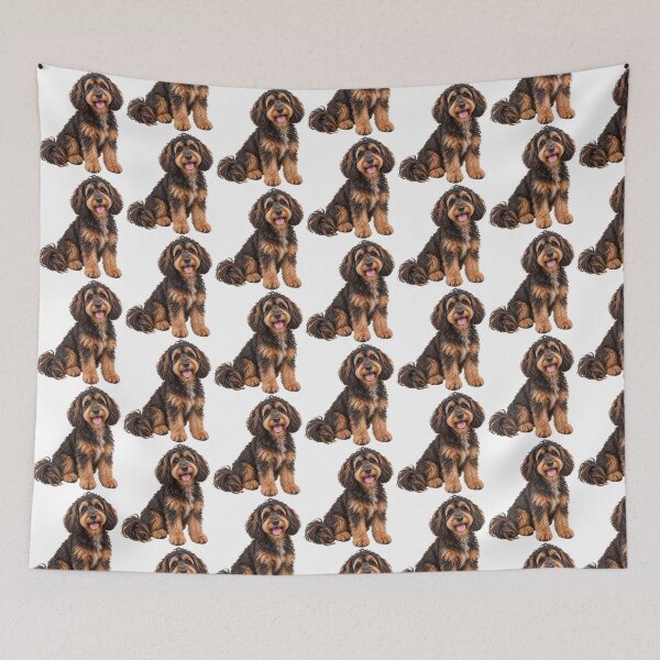 Item preview, Doxiepoo Dog black and tan designed and sold by BackgroundND.