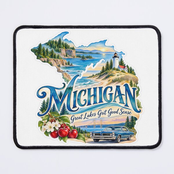 Item preview, Michigan Great Lakes Grit Good Sense designed and sold by Whimspired By Paxx.
