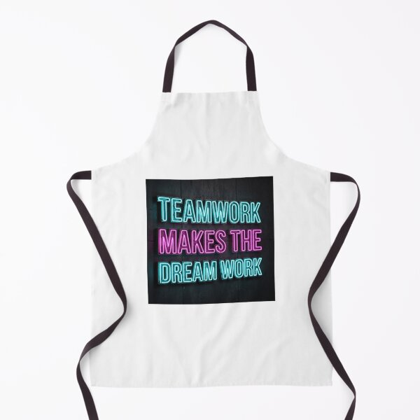 Item preview, 3D Neon Sign on Concrete: Teamwork Makes the Dream Work designed and sold by Zen Motif Japan.